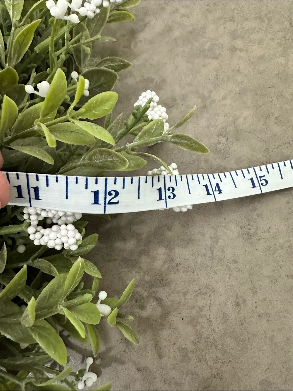 Lush Green Boxwood Wreath with White Berry Accents Faux 12-13” Set of 2 Match - Picture 13 of 15